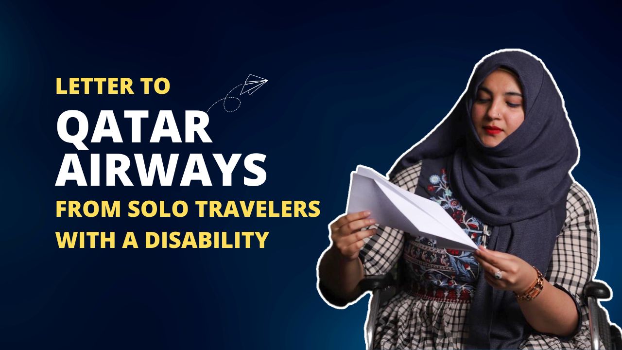 Letter to Qatar Airways from solo travelers with a disability
